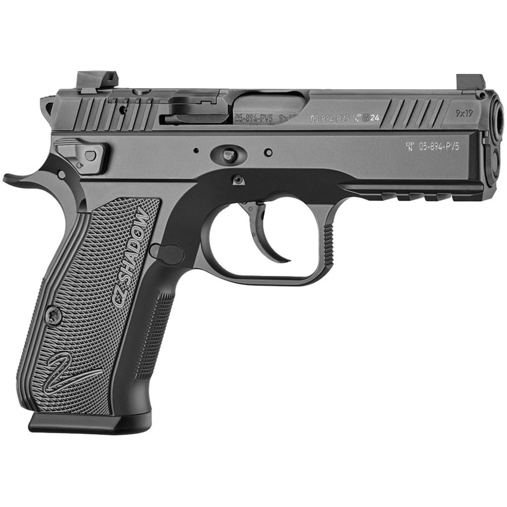 CZ Shadow 2 Optic Ready Pistol 9mm 4 in. Two-Tone Annodized/Nitride Slide 15 rd.