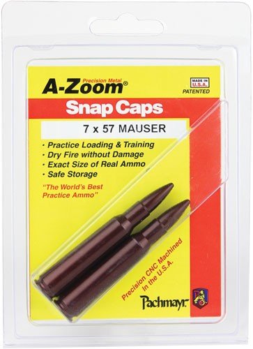 12232_pkg A-ZOOM METAL SNAP CAP 7X57 - MAUSER 2-PACK