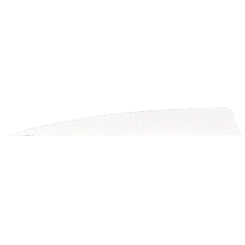 Gateway Shield Cut Feathers White 5 in. LW 50 pk.