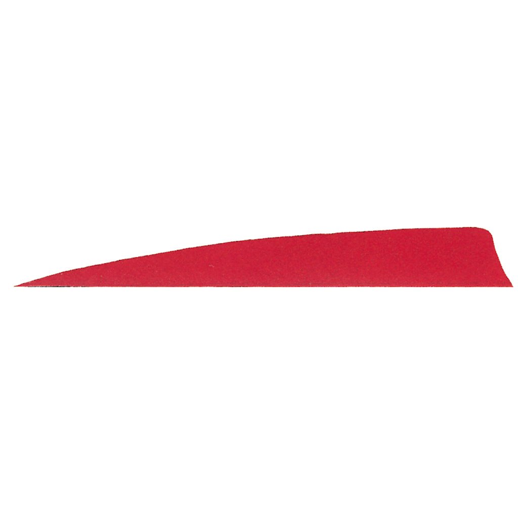 12503_1.jpg Gateway Shield Cut Feathers Red 5 in. RW 50 pk.
