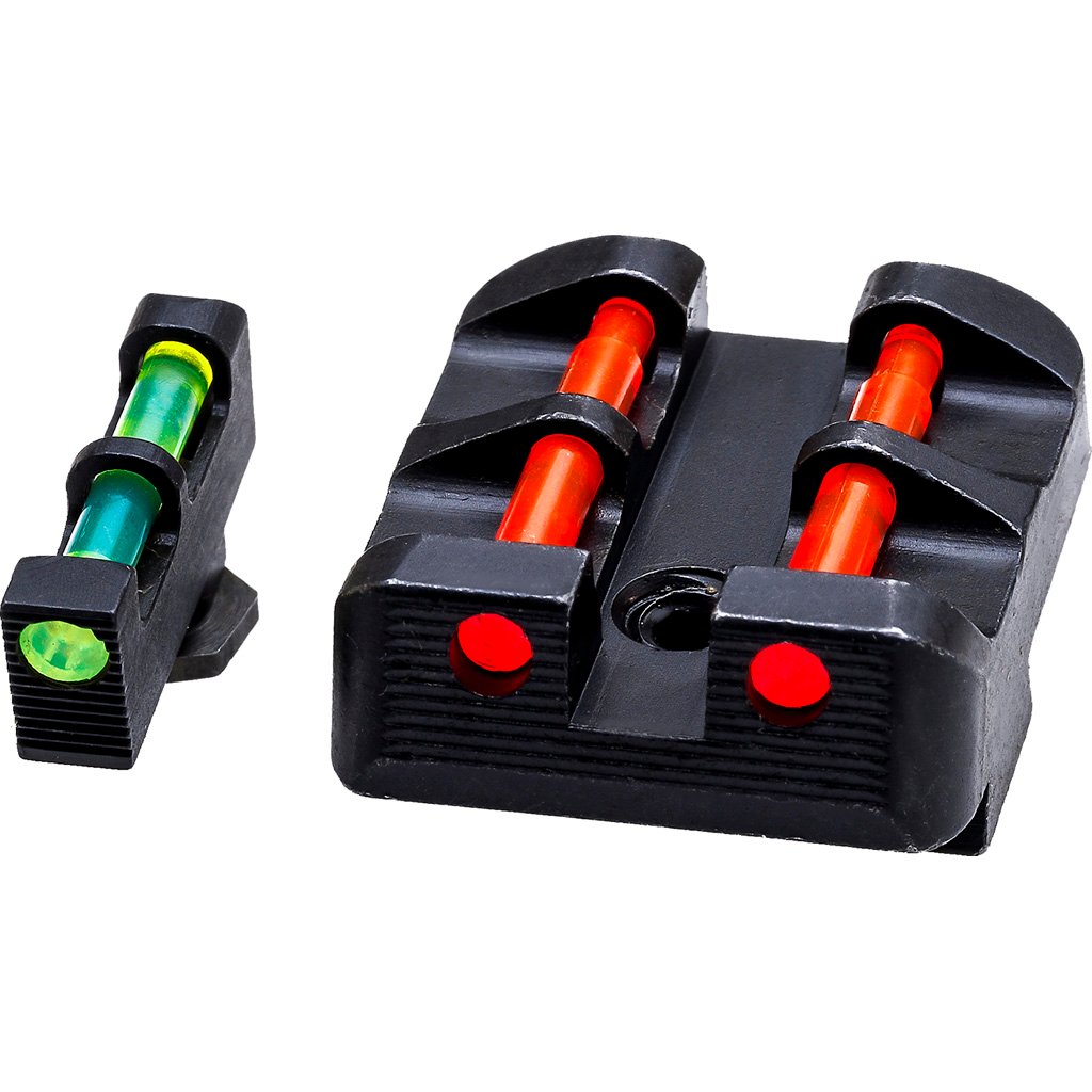 1301572_1.jpg HIVIZ Interchangeable Front & Rear Handgun Target Sights Fits All Glock Models Green Red White Litepipes