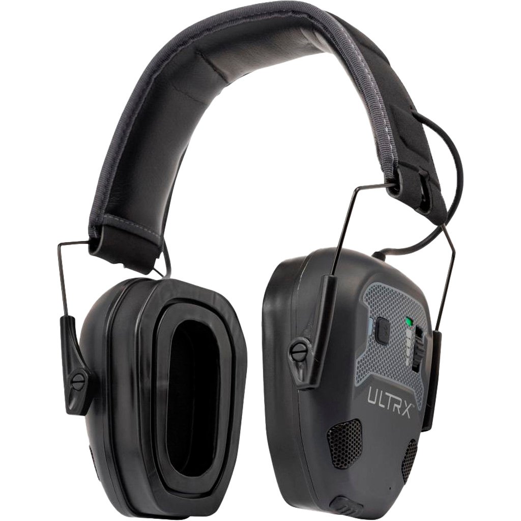 ULTRX Bionic Fuse Bluetooth Electronic Earmuff Midnight Gray