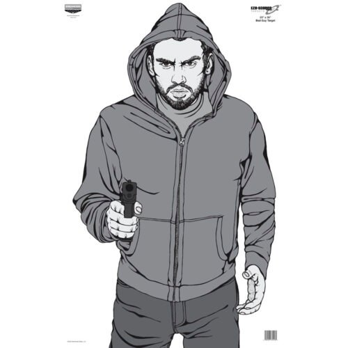 Birchwood Casey Eze-Scorer Bad Guy Target 23 x 35 in. 100 Pack