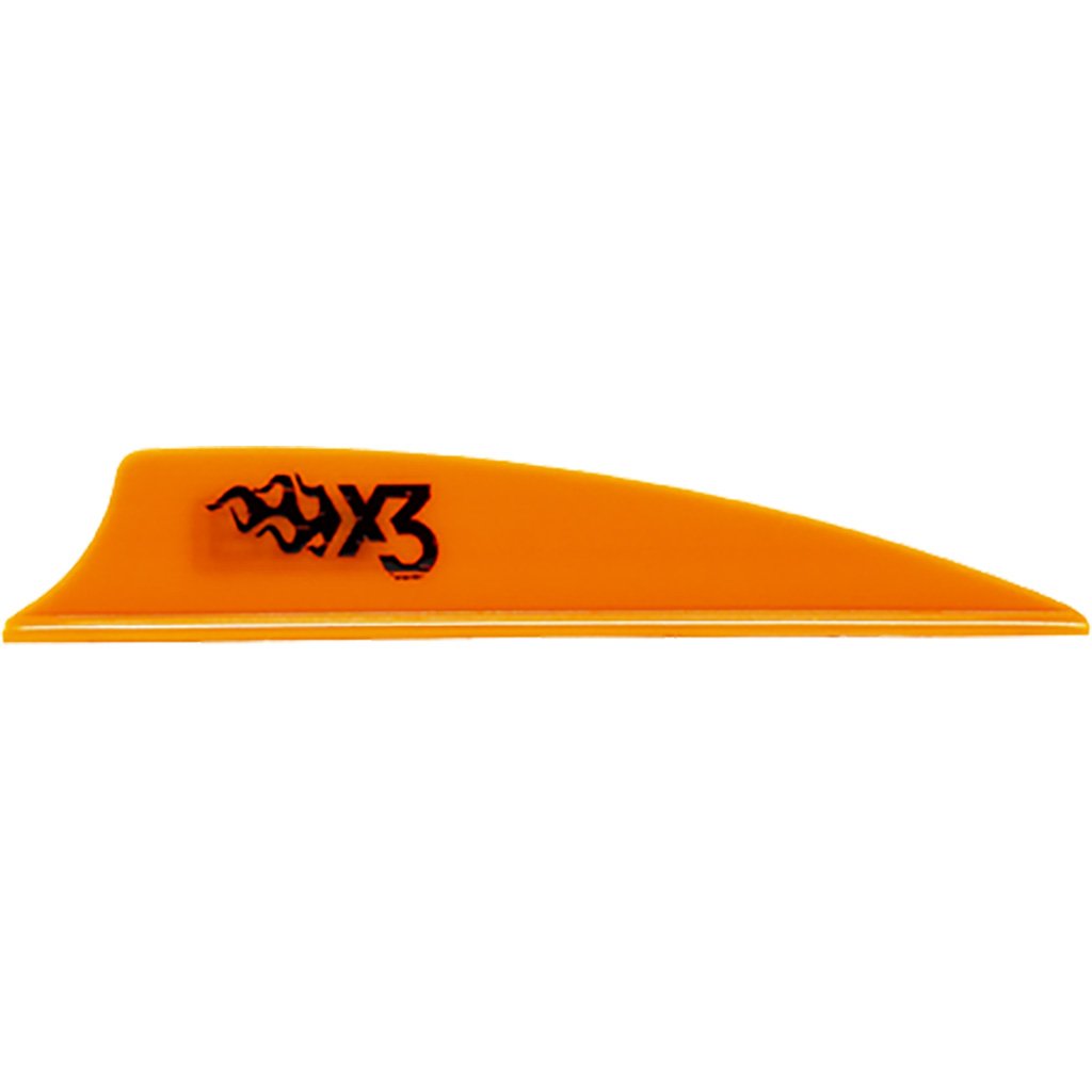 1402955_1.jpg Bohning X3 Vanes Neon Orange 2.25 in. 100 pk.