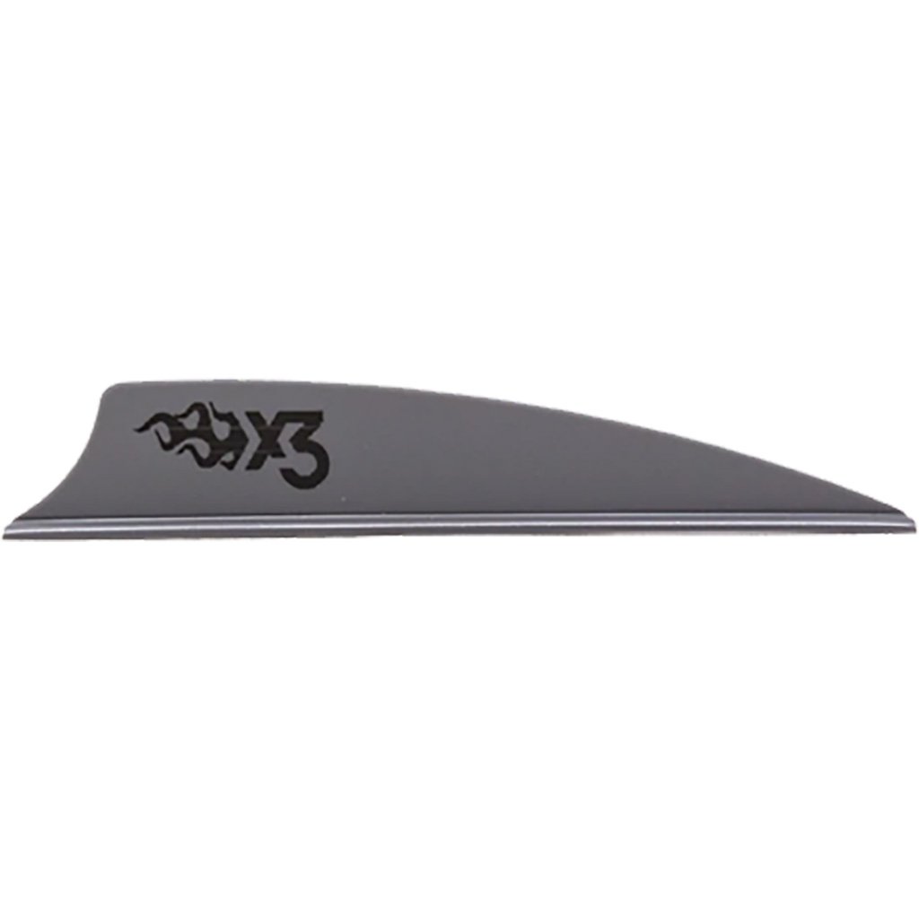 Bohning X3 Vanes Silver 2.25 in. 100 pk.