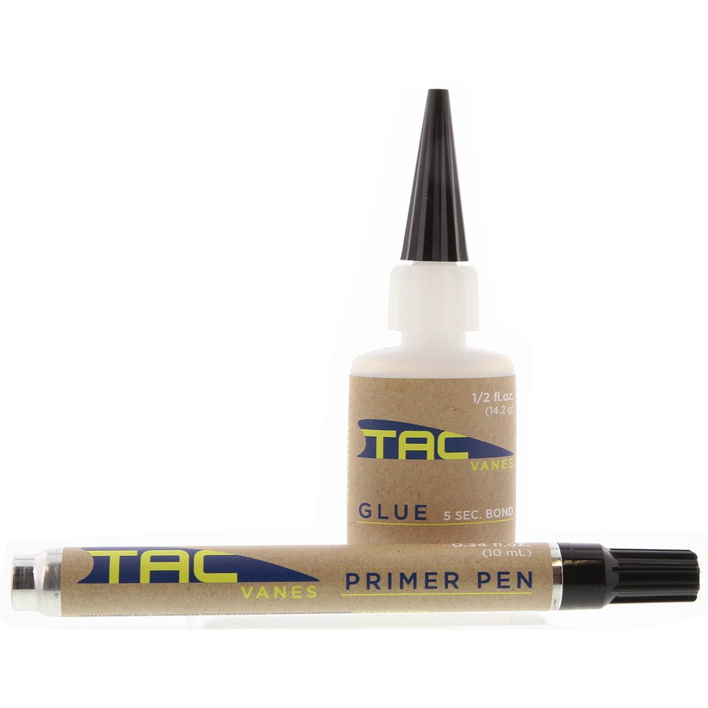 1403124_1.jpg TAC Vanes Fletching Kit .5 oz. Glue/.34 oz. Primer Pen