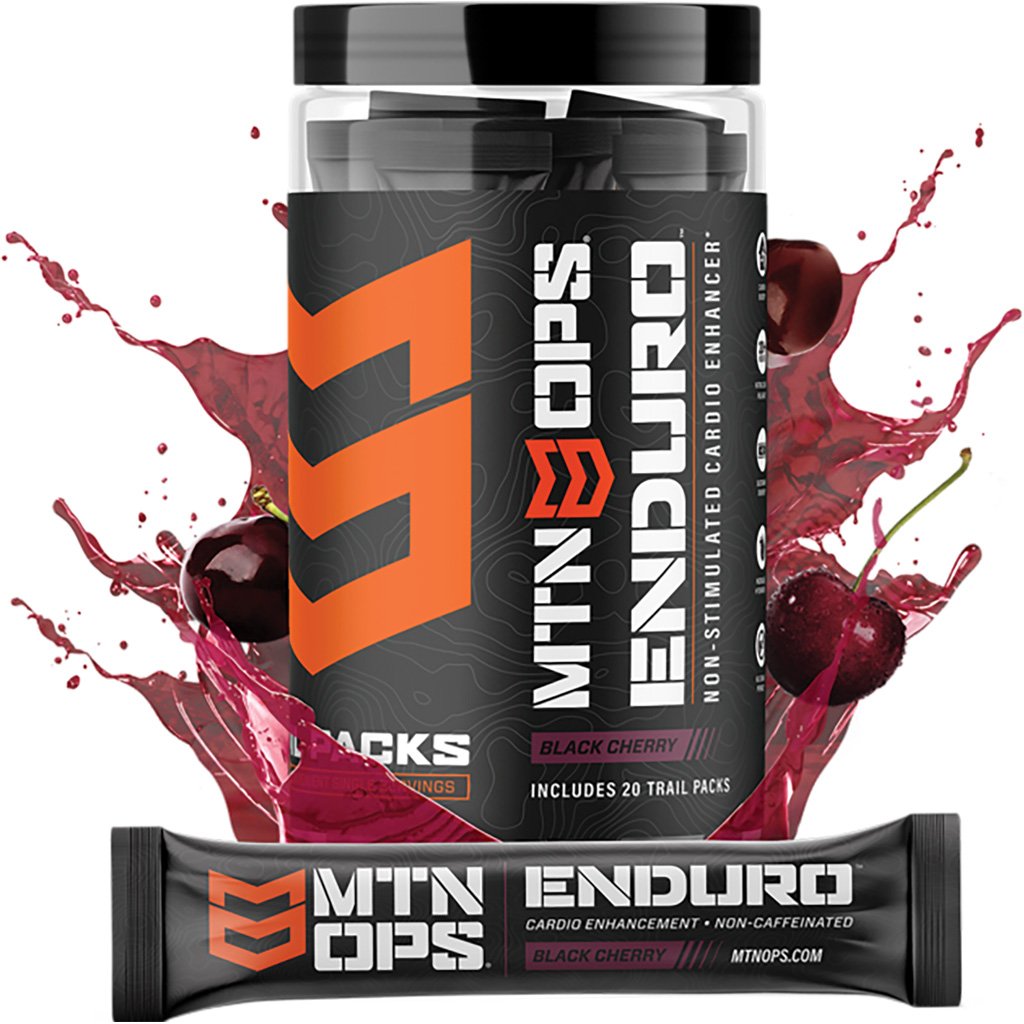 MTN OPS Enduro Cardio Enhancement Black Cherry Trail Packs 20 ct.