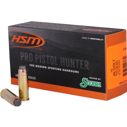 1404922_1.jpg HSM Pro Pistol Hunter Ammunition 45 Colt Sierra JSP 300 gr. 50 rd.