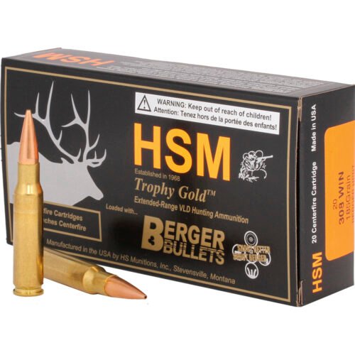 1404942_1.jpg HSM Trophy Gold Rifle Ammunition 308 Win. Berger 185 gr. 20 rd.