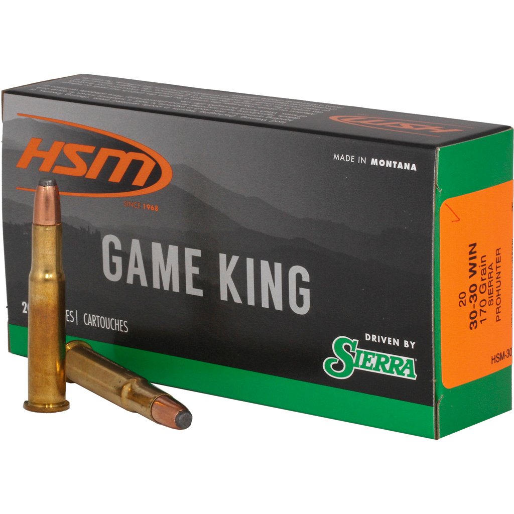 1404972_1.jpg HSM Game King Rifle Ammunition 30-30 Win. Sierra Pro-Hunter 170 gr. 20 rd.