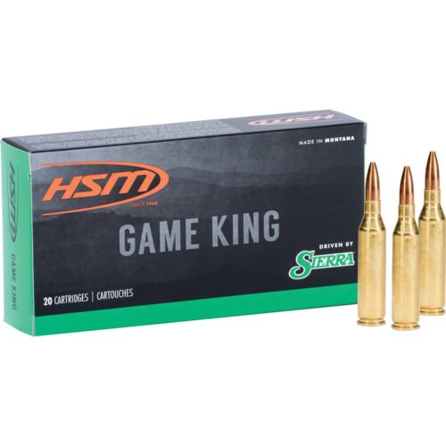 1404995_1.jpg HSM Game King Rifle Ammunition 7mm-08 Rem. Sierra Spitzer BT 150 gr. 20 rd.