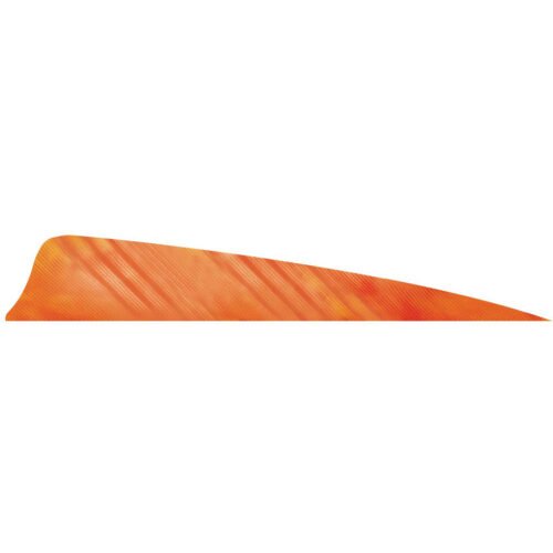 1407006_1.jpg Gateway Shield Cut Feathers Tre White/Orange 4 in. LW 50 pk.
