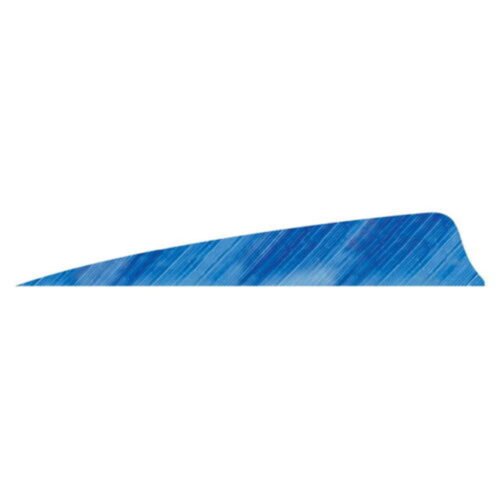 1407102_1.jpg Gateway Shield Cut Feathers Tre White/Blue 4 in. RW 50 pk.