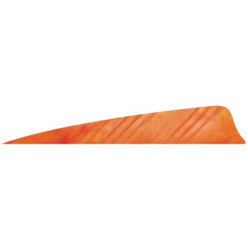 1407103_1.jpg Gateway Shield Cut Feathers Tre White/Orange 4 in. RW 50 pk.