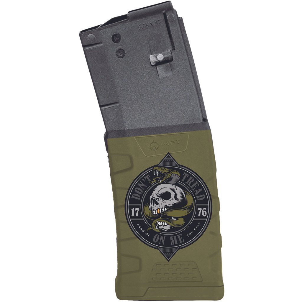 1408382_1.jpg MFT Extreme Duty Polymer Mag Dont Tread on Me 30 rd. 5.56x45mm/223 Rem./300 AAC