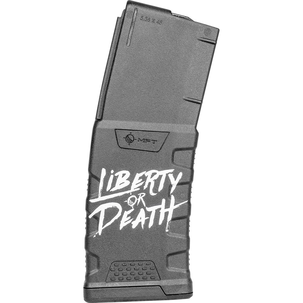 1408383_1.jpg MFT Extreme Duty Polymer Mag Liberty or Death 30 rd. 5.56x45mm/223 Rem./300 AAC