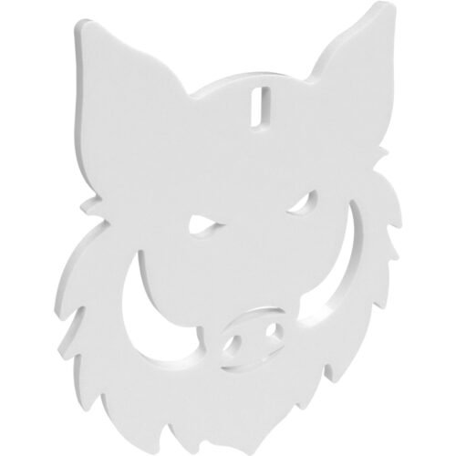 1408887_1.jpg Birchwood Casey Ar500 Silhouette 1-Hole Boars Head 3/8"