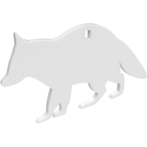 1408889_1.jpg Birchwood Casey Ar500 Silhouette 1-Hole Racoon 3/8"