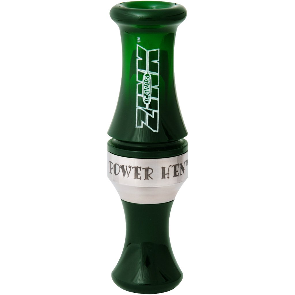 Zink PH-2 Duck Call Poly Double Reed Mallard Green