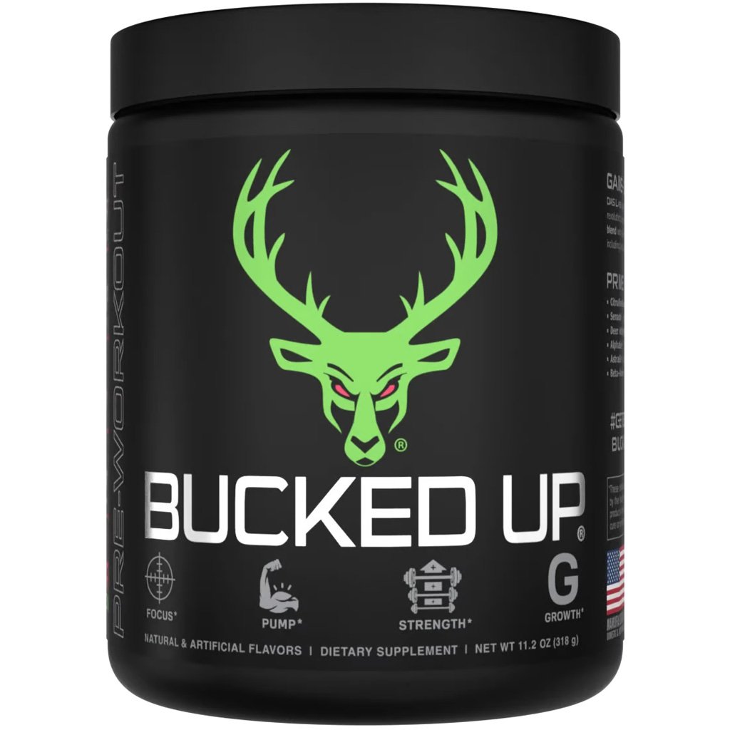 1409880_1.jpg Bucked Up Pre-Workout Watermelon 30 Serving Tub