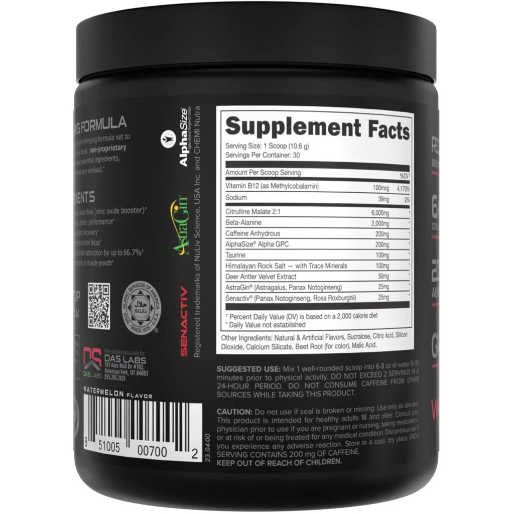 1409880_3.jpg Bucked Up Pre-Workout Watermelon 30 Serving Tub