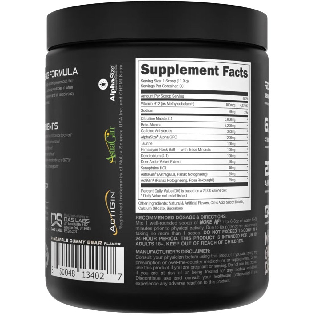 1409884_3.jpg Bucked Up Woke AF Pre-Workout White Gummy Deer 30 Serving Tub