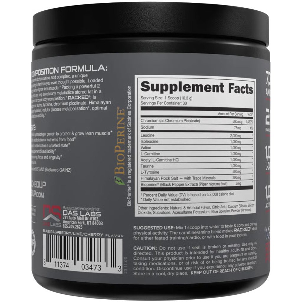 1409889_3.jpg Bucked Up Racked BCAA Rocket Pop 30 Serving Tub