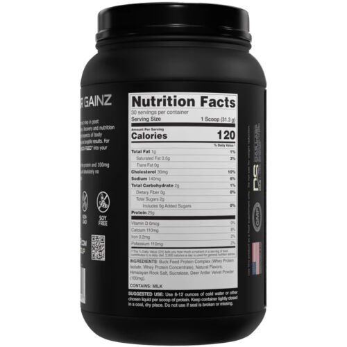 1409897_3 Bucked Up Buck Feed Protein Vanilla 30 Serving Tub