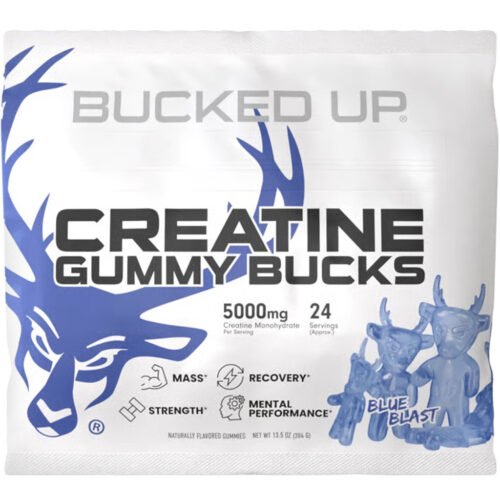 1409903_1.jpg Bucked Up Creatine Gummies Blue Blast 24pc pack