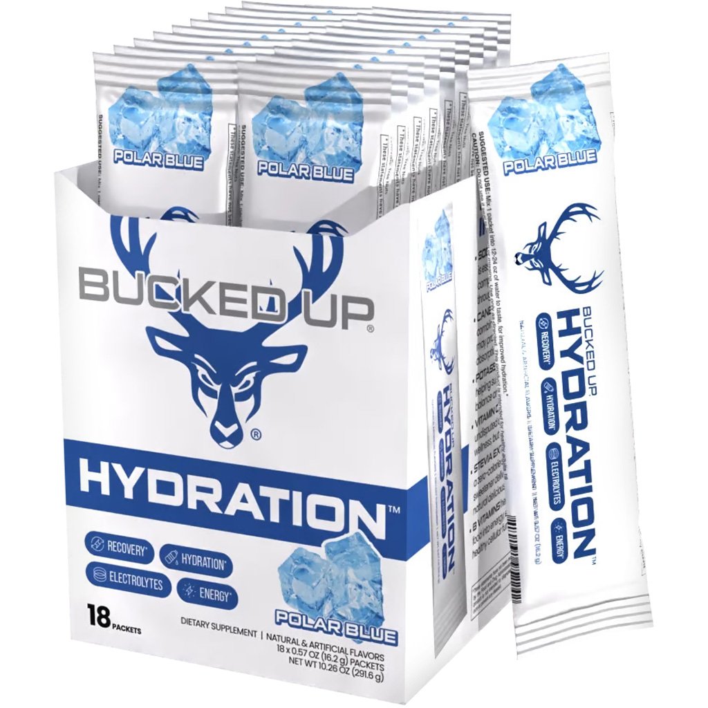 Bucked Up Hydration 2.0 Ice Blue 18ct Box