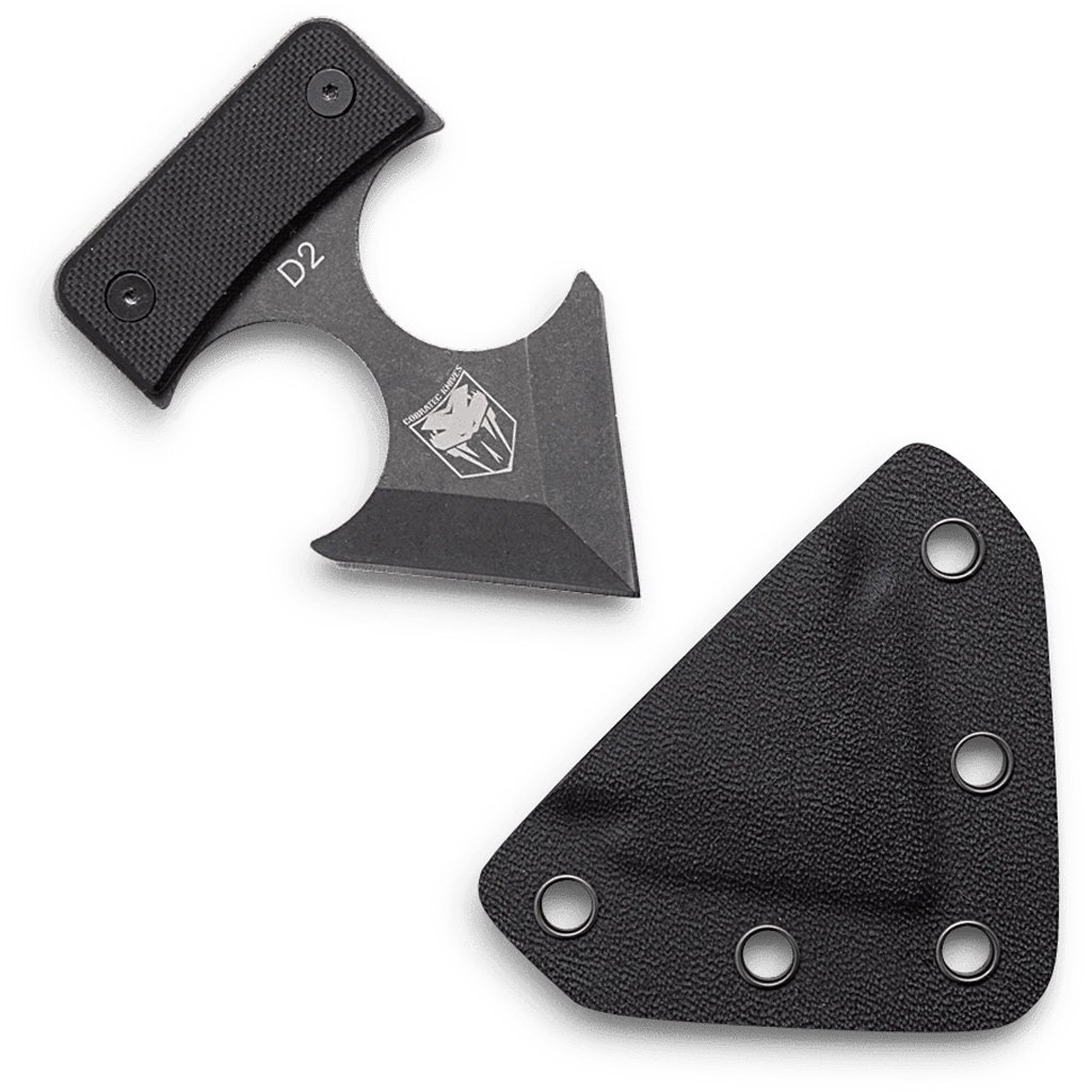 CobraTec Defender D2 Knife Fixed Blade Black