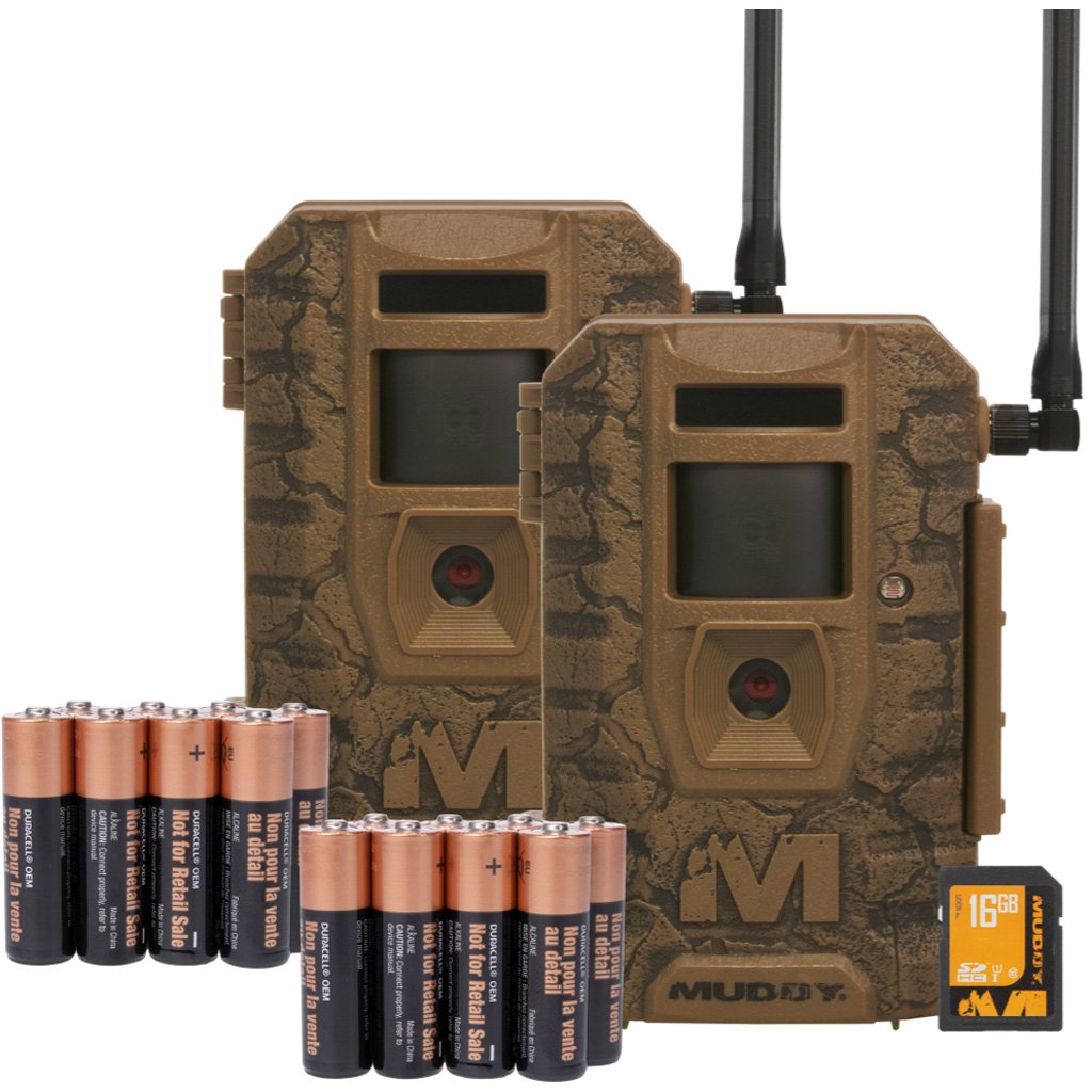 Muddy Mitigator 2.0​ Cellular Camera 24MP 2pk includes SD + Batteries