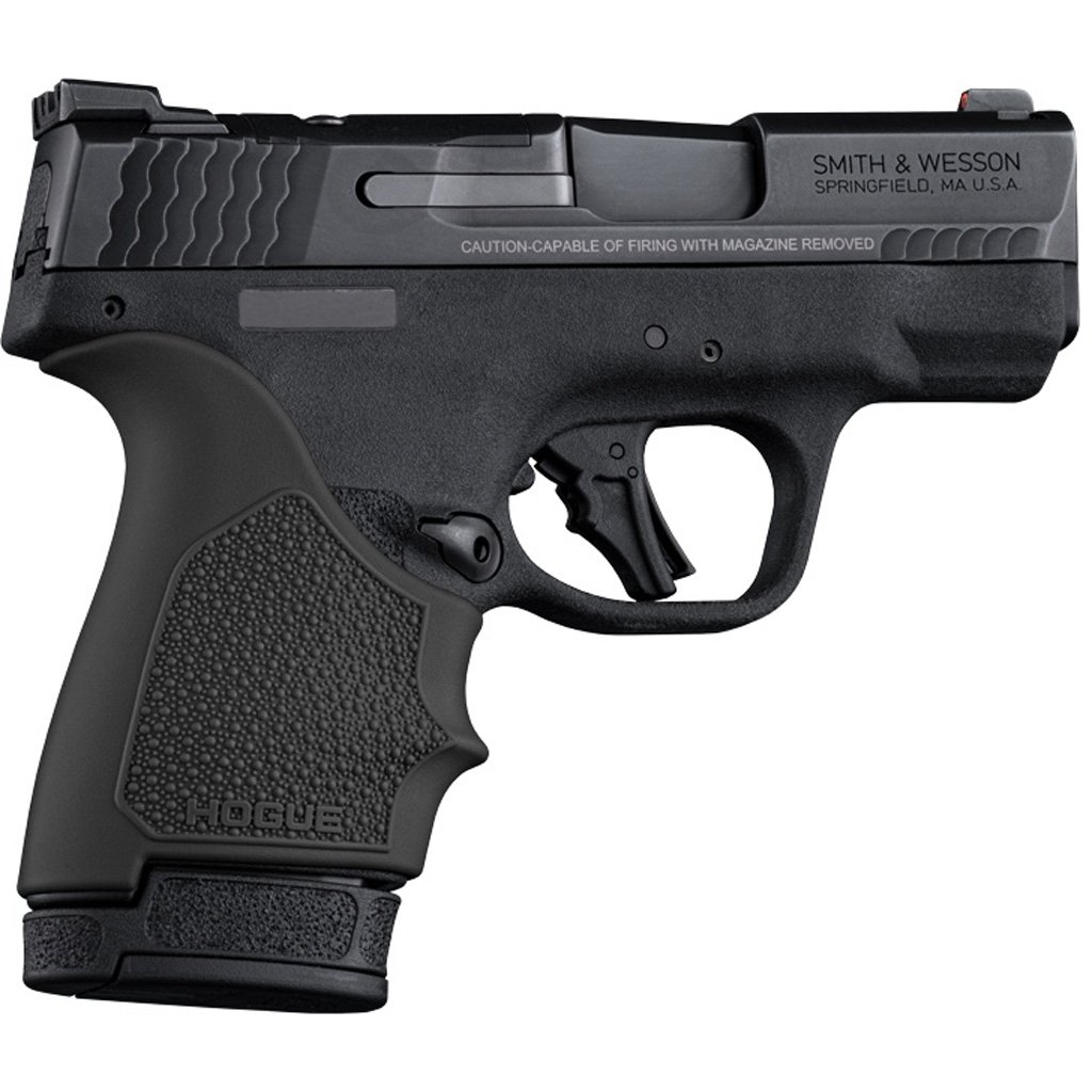 Hogue HandAll Beavertail Grip Sleeve S&W M&P 9 Shield Plus Black