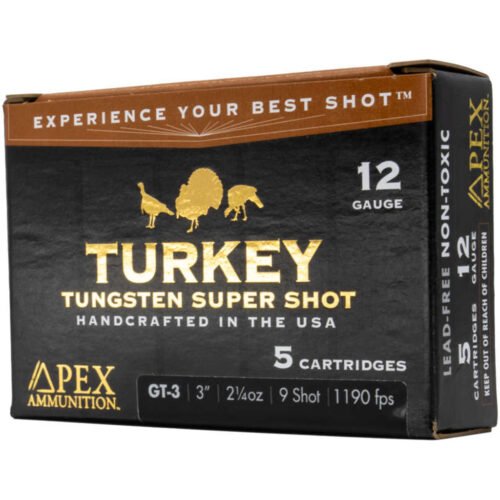 1501254_1 Apex Turkey TSS Shotgun Ammo 12 ga. 3 in. 2-1/4oz #9 shot 5 rd