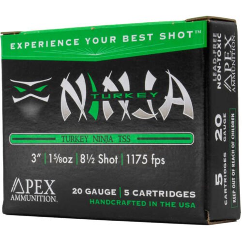 1501276_1 Apex Turkey TSS Ninja Shotgun Ammo 20 ga. 3 in.1-5/8oz 8.5 shot 5 rd