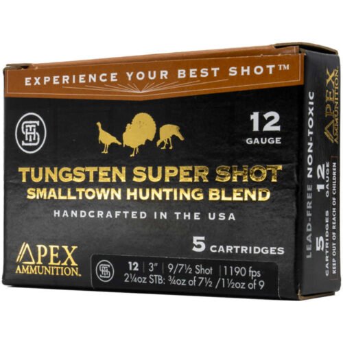 1501281_1 Apex Turkey TSS Smalltown Hunting Blend 12 ga. 3 in. 7.5/9 shot 5 rd