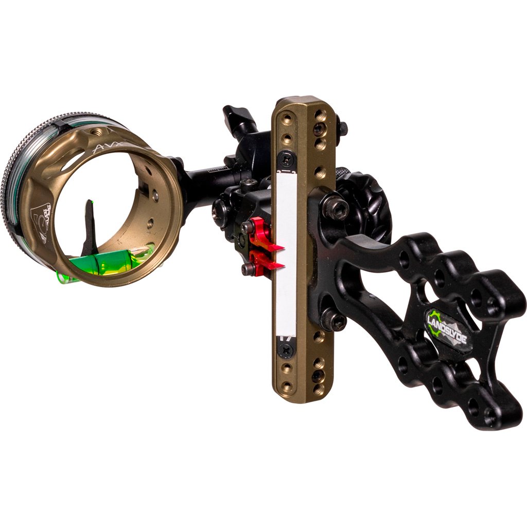 1501965_1.jpg Axcel LANDSLYDE Slider Tactical Bowhunting Sight AVX-41 Scope 1 Pin .010 Green Fiber