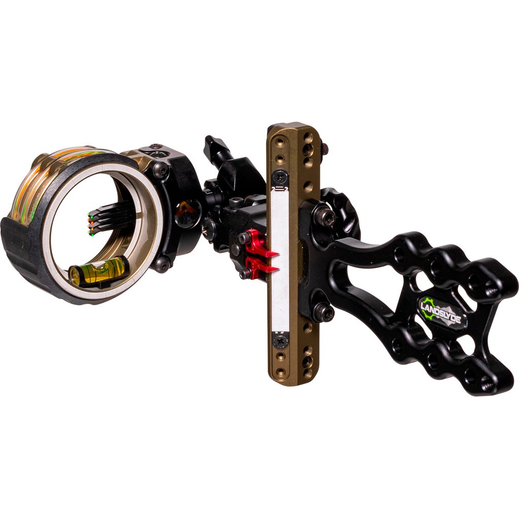 1501968_1.jpg Axcel LANDSLYDE Slider Tactical Bowhunting Sight AccuStat II Micro 4 Pin .019