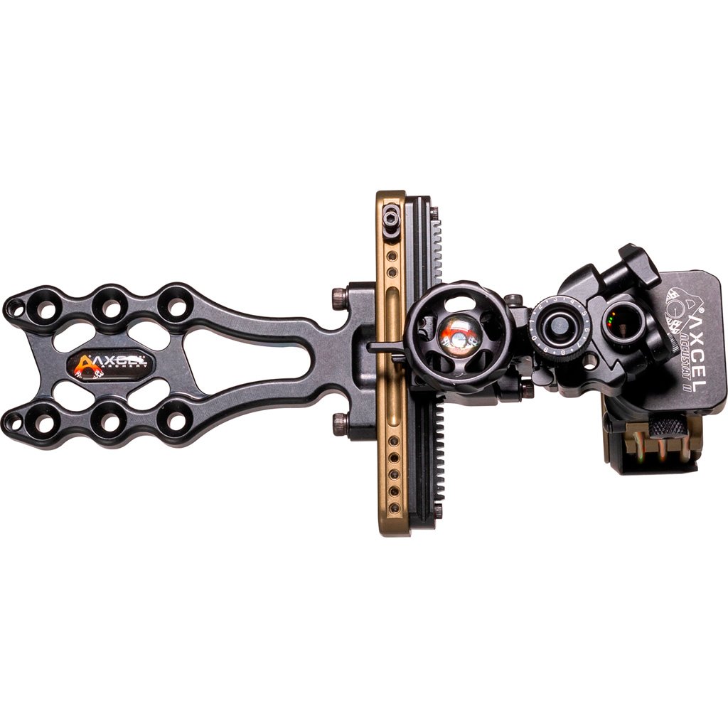 1501968_2.jpg Axcel LANDSLYDE Slider Tactical Bowhunting Sight AccuStat II Micro 4 Pin .019