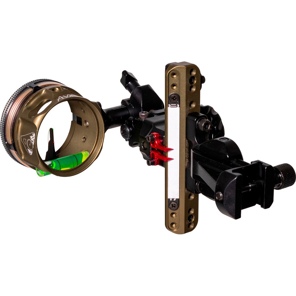 1501992_1.jpg Axcel LANDSLYDE Picatinny Slider Sight Tac. BH AVX-41 Ranger DBL Pin .010 Gr./Red Fiber