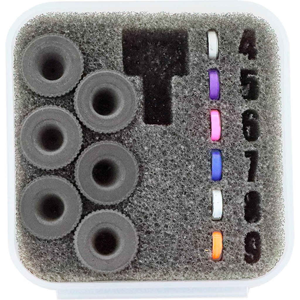 1502627_1.jpg Specialty Iron I Rifle Peep Kit Contains 6 Apertures and 6 Verifiers with Case