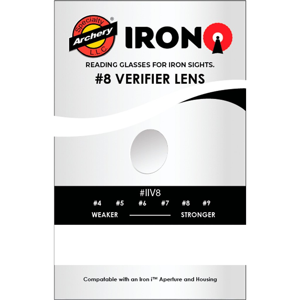 Specialty Iron I Rifle Peep Verifier #8 White