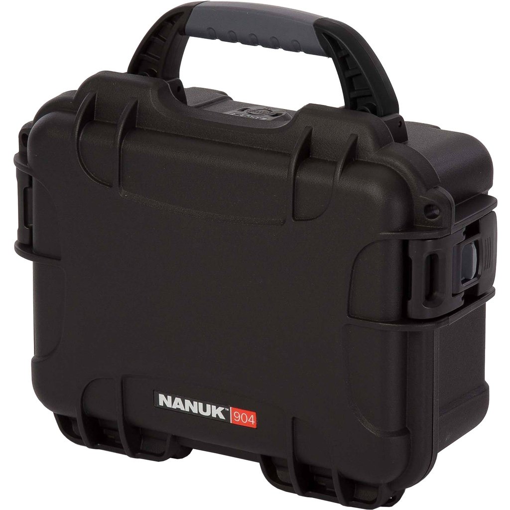 1502830_1.jpg Nanuk Pistol and Accessory Hard Case w/Foam Black 8.4 in. x 6 in. x 3.7in