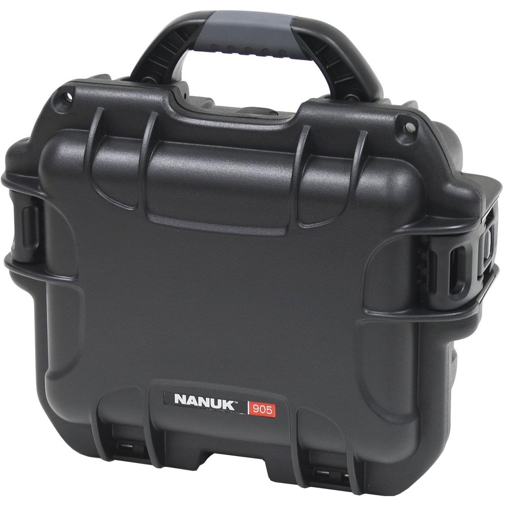 1502832_1.jpg Nanuk Pistol and Accessory Hard Case w/Foam Black 9.4 in. x 7.4 in. x 5 in.