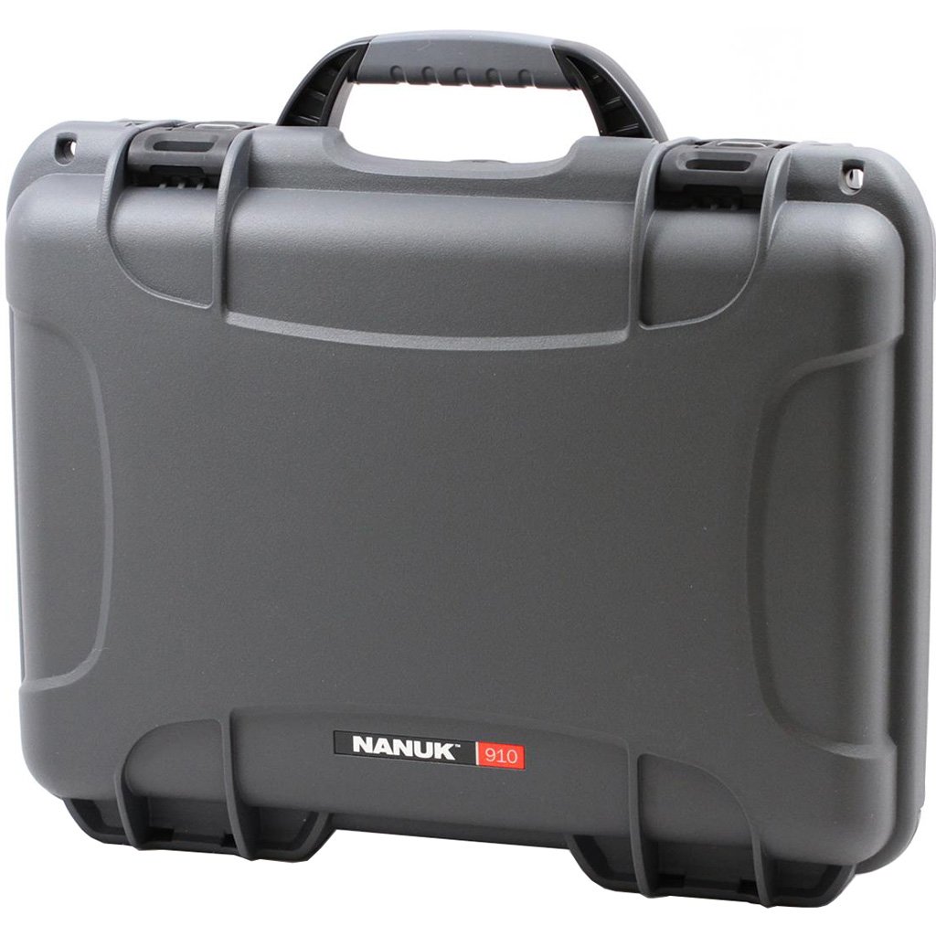 1502837_1.jpg Nanuk Pistol and Accessory Hard Case w/Foam Graphite 13.2 in. x 9.2 in. x 3.8 in.