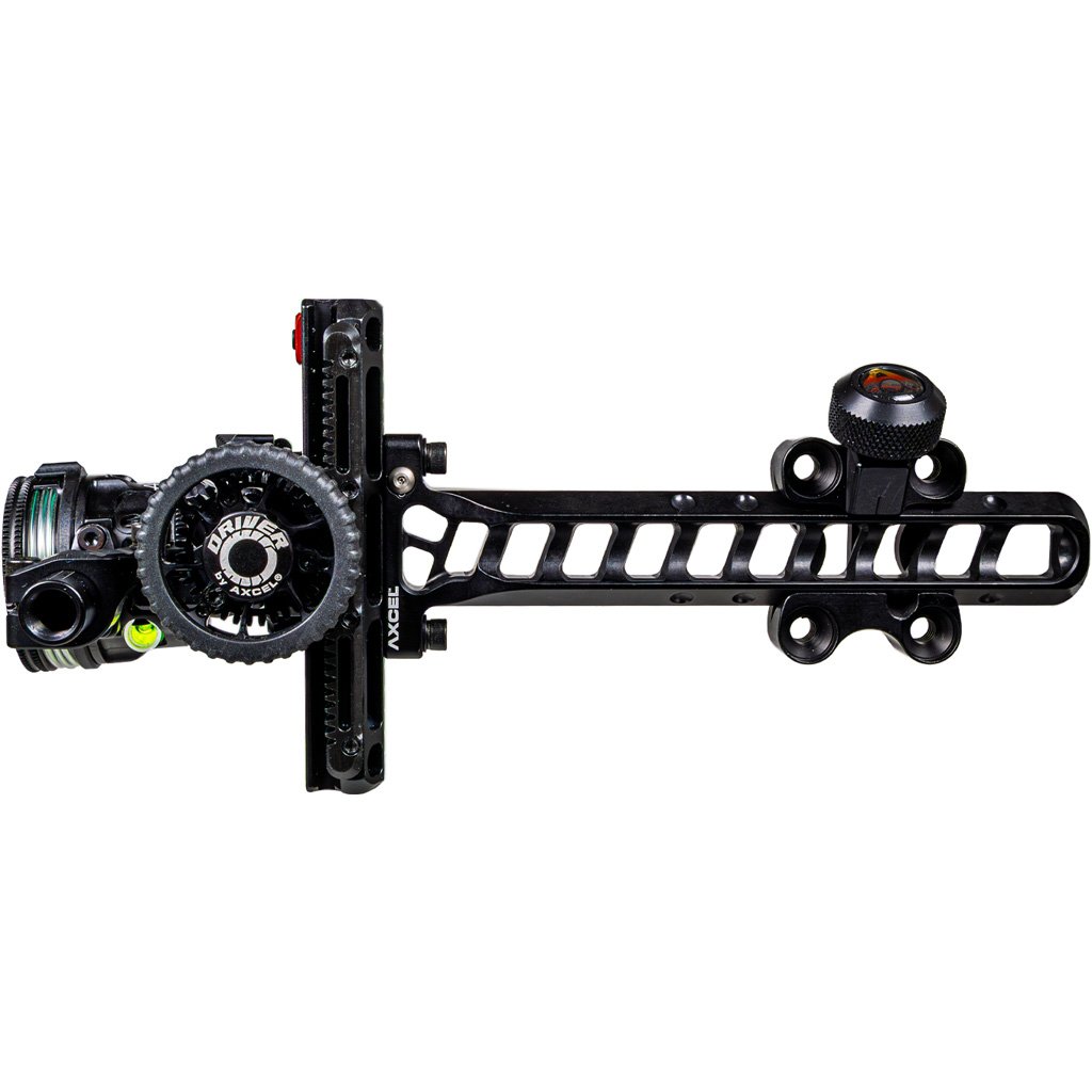 1502918_2.jpg Axcel Driver Plus Slider Sight w/AVX-31 Scope Stealth BH .019 Green Fiber Single Pin LH
