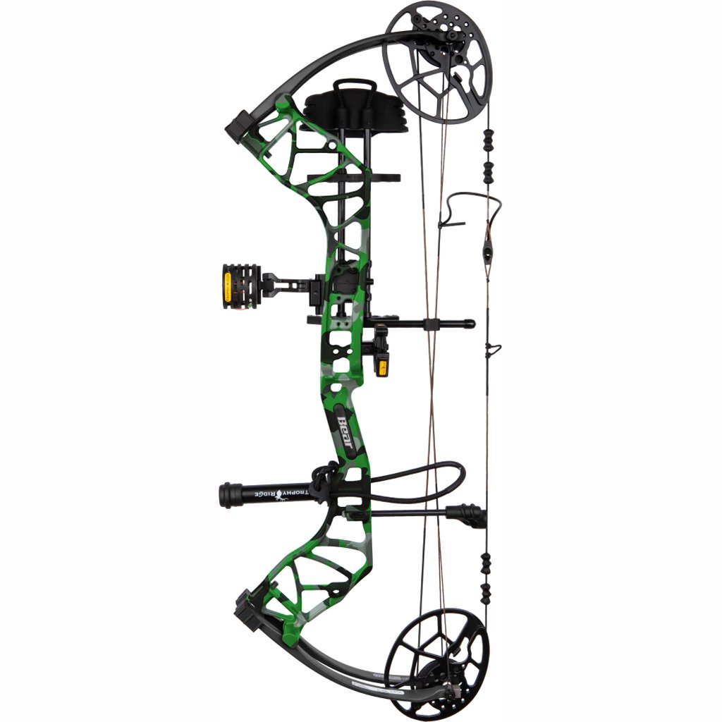 1503222_2.jpg Bear Legit MAXX RTH Bow Package Fred Bear Electric/Black 70 lbs. LH