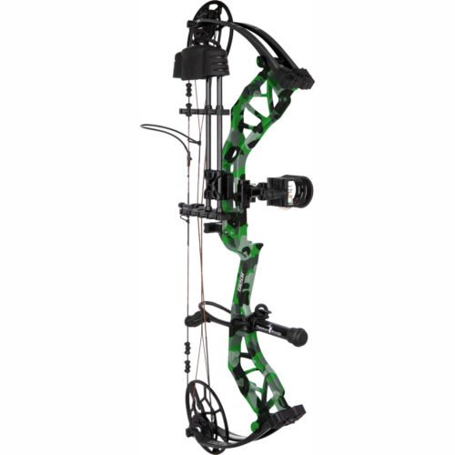 1503222_3.jpg Bear Legit MAXX RTH Bow Package Fred Bear Electric/Black 70 lbs. LH