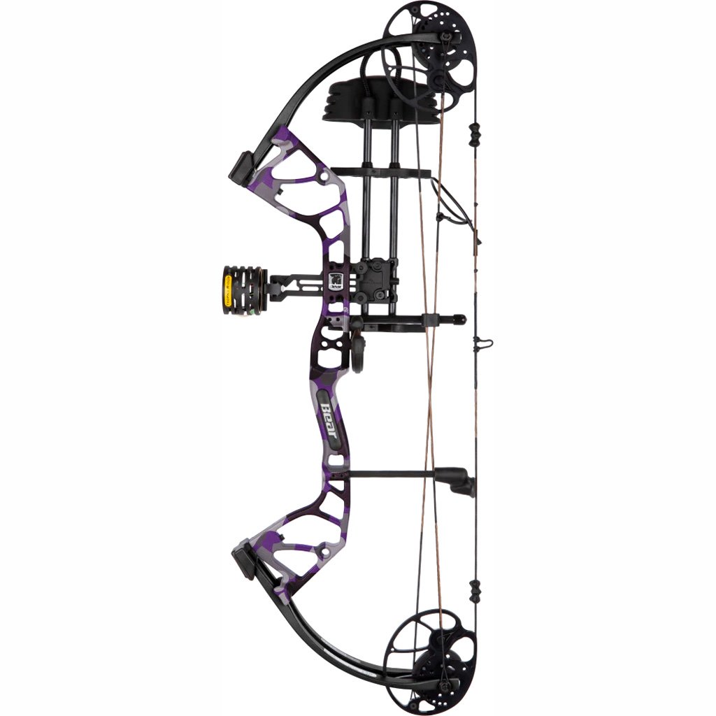 1503242_2.jpg Bear Royale RTH Bow Package Fred Bear Twilight/Black 50 lbs. LH