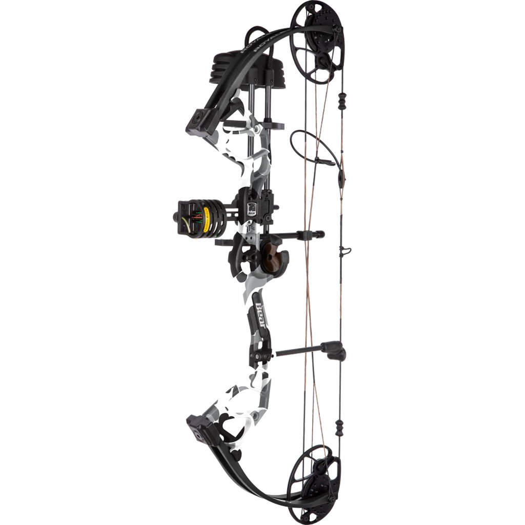 1503243_1.jpg Bear Royale RTH Bow Package Fred Bear Whiteout/Black 50 lbs. RH